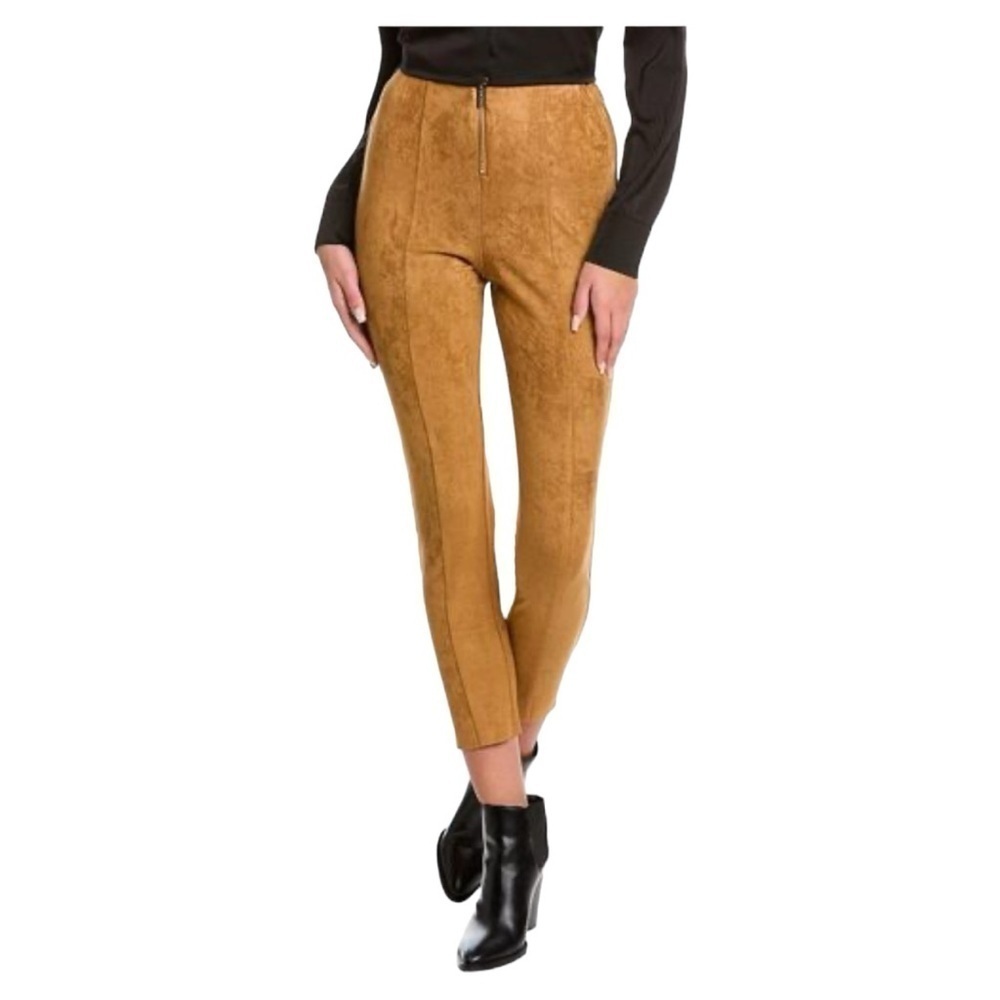 NEW Alexia Admor Faux Suede Fitted Skinny Pants